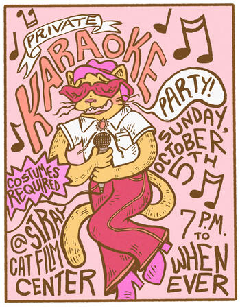 Karaoke Party Flyer - 2025